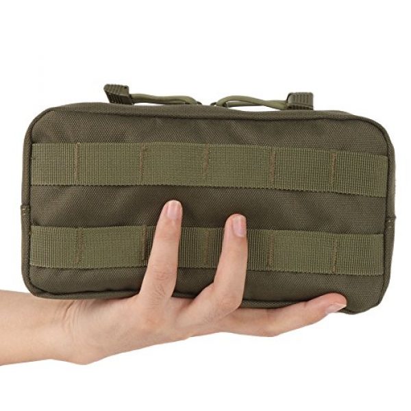Escolourful Tactical Pouch 3 Escolourful Molle Horizontal Pouches,Compact Water-Resistant EDC Tool Bag