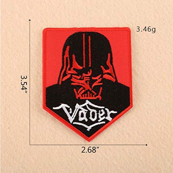 Qduoduo Airsoft Morale Patch 4 15Pcs Star Wars Military Morale Embroidered Patch for Jackets Backpacks Jeans and Clothes Iron On Sew On Appliques Sport Badge Emblem Sign DIY Accessory