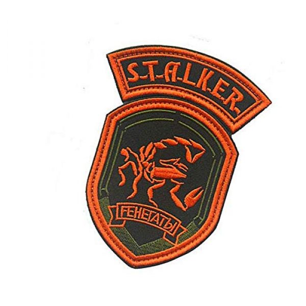 Embroidery Patch Airsoft Morale Patch 3 2 Pieces Stalker S.T.A.L.K.E.R. Factions Renegades Shadow of Chernobyl Military Hook Loop Tactics Morale Embroidered Patch