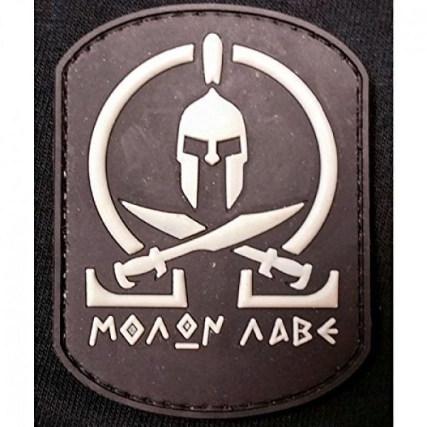 DDT VETERAN OWNED AND OPERATED Airsoft Morale Patch 1 DDT Molon Labe PVC Morale Patch
