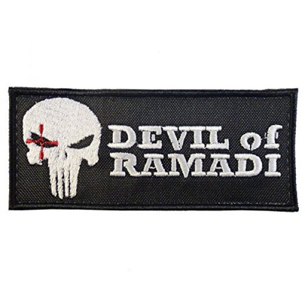 LEGEEON Airsoft Morale Patch 1 American Sniper Devil of Ramadi Navy Seal Team DEVGRU Morale Fastener Patch