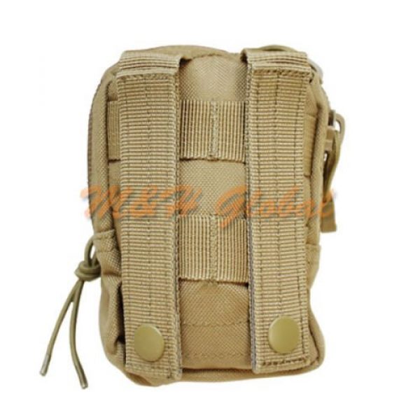 MH GLOBAL Tactical Pouch 2 Tactical Gadget Pouch Cell Phone Camera PALS - TAN