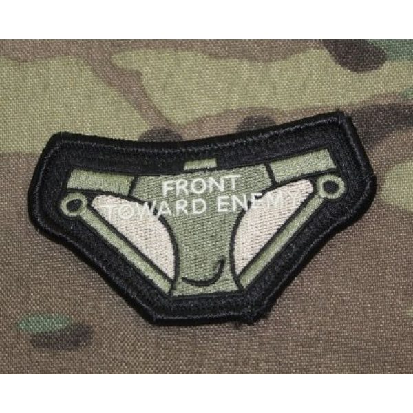 Empire Tactical USA Airsoft Morale Patch 1 Tactical Front Towards Enemy Military Morale Patch (hook/loop)