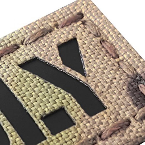Tactical Freaky Airsoft Morale Patch 4 IR Fuing Deadly 1x5 Multicam Infrared Name Tag Callsign Morale Tactical Fastener Patch