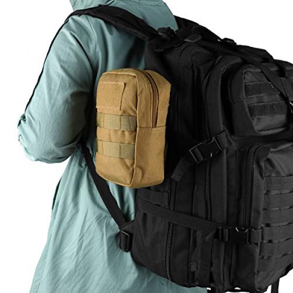 AMYIPO Tactical Pouch 7 AMYIPO Tactical Admin Molle Pouch Multi-Purpose Tool Holder Modular Utility Bag Tools EDC Admin Attachment Pouches