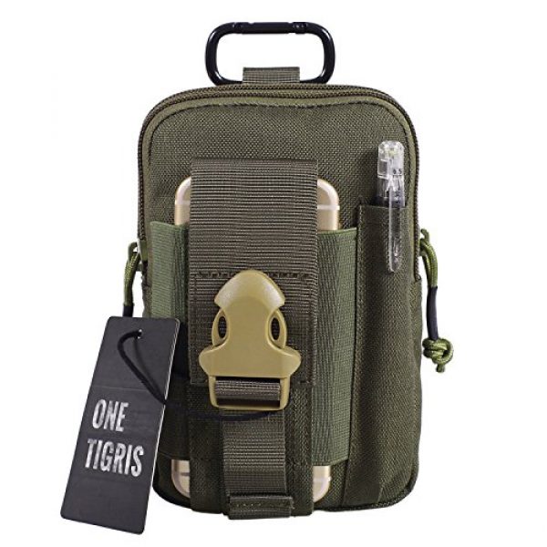 OneTigris Tactical Pouch 2 OneTigris MOLLE EDC Pouch (Ranger Green)