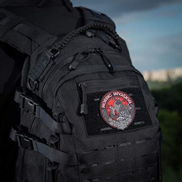 M-Tac Airsoft Morale Patch 5 M-Tac Patch - Morale Patch Viking - Tactical hat - Hook Fastener Nordic Invasion