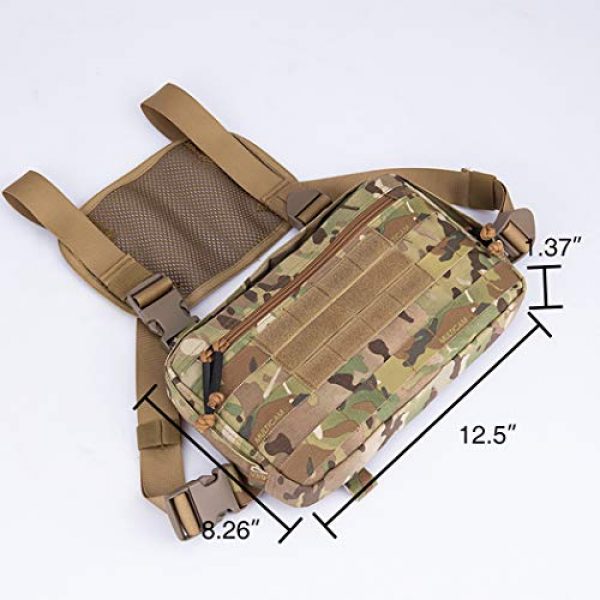 IDOGEAR Tactical Pouch 5 IDOGEAR Tactical Recon Kit Bag Chest Bag Molle Combat Pouch 500D Nylon