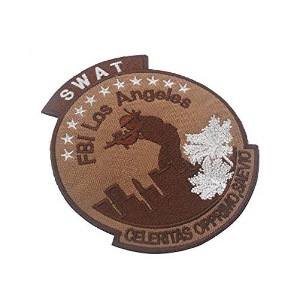 Zhikang68 Airsoft Morale Patch 4 National Police SWAT Special Forces Patch Tactical Gear Military Embroidered Morale Sew on Emblem Applique for Coat Jacket Gear Cap Hat Backpack (SWAT)