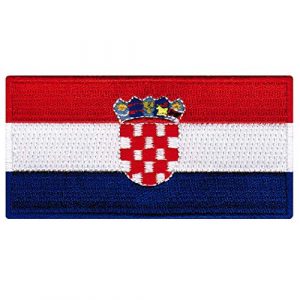 Cypress Collectibles Embroidered Patches Airsoft Morale Patch 1 Croatia Flag Embroidered Patch Iron-On Croatian National Emblem