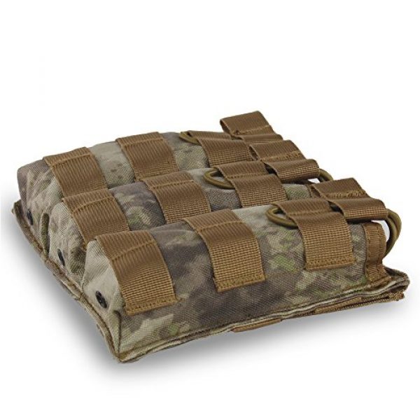 OAREA Tactical Pouch 4 Oarea WoSporT Molle Triple Open Top Mag Pouch Tactical Vest Accessory Storage Bag