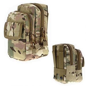 FIRECLUB Tactical Pouch 1 FIRECLUB Tactical 7.48''x5.12''x3.15'' Molle Pouch Belt Waist Bag Military Fanny Pack Pouches Phone Case Pocket for iPhone 6s/7/X,PDA, Hunting Bags