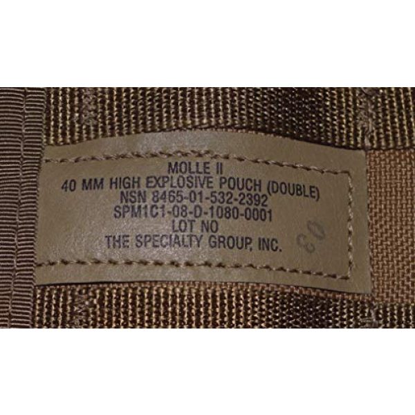 McGuire Gear Tactical Pouch 3 McGuire Gear MOLLE 40mm High-Explosive Grenade Pouch, Double