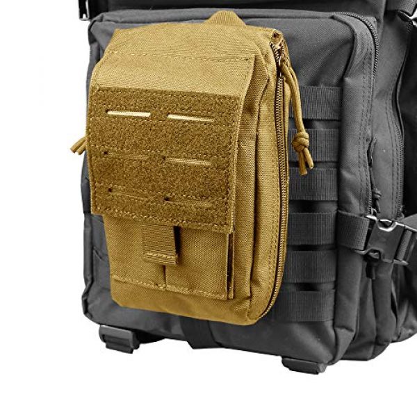 AMYIPO Tactical Pouch 7 AMYIPO Molle EMT Pouch First Aid Kit Pouch Rip-Away Emergency Survival Kit Tactical MOLLE Medical Utility Quick Release Design Bag