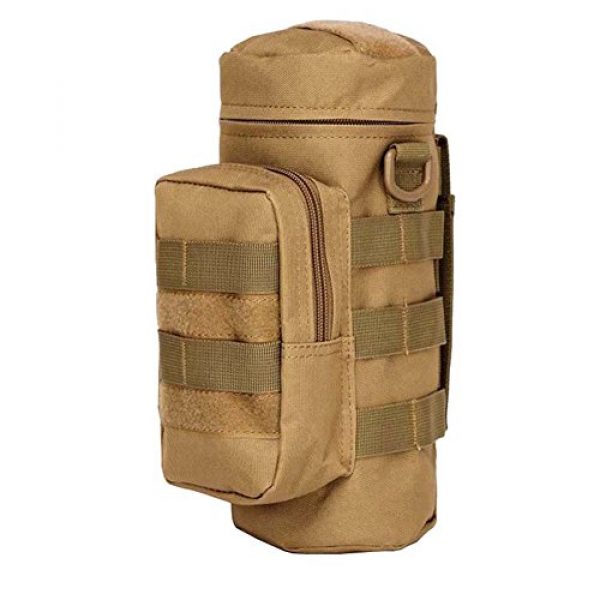 Norbi Tactical Pouch 3 Norbi 600D Tactical Molle 0.5-1L Volume Water Bottle Pouch Holder for Outdoor Activities