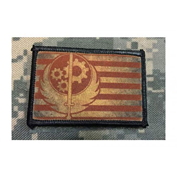rarun.p Airsoft Morale Patch 1 rarun.p Brotherhood of Steel Flag Morale Patch Military Tactical Army Flag USA Hook