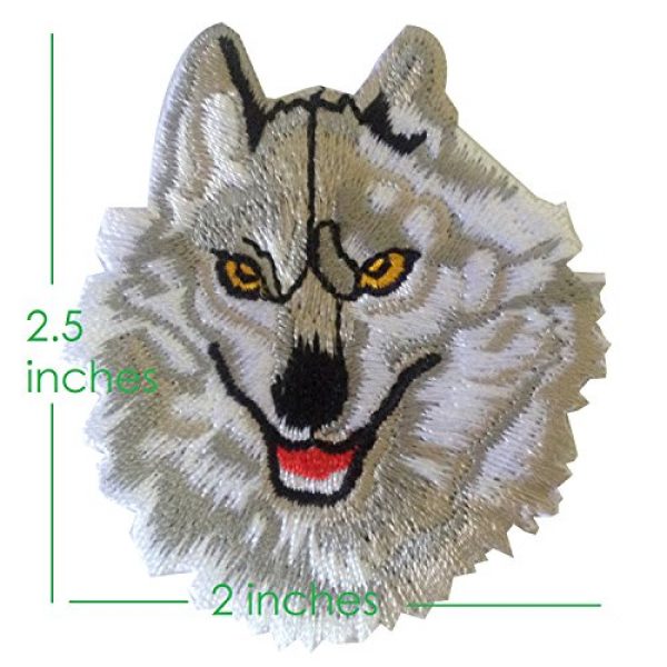 Ibestbuysell Airsoft Morale Patch 3 Wolf Patch for Backpacks - Wolf Iron on Patches for Clothing - Lone Wolf patchess for Jacket - Animal Patches Iron on - Nice Size- Stick Well - Versatile use for Jacket or Backpack