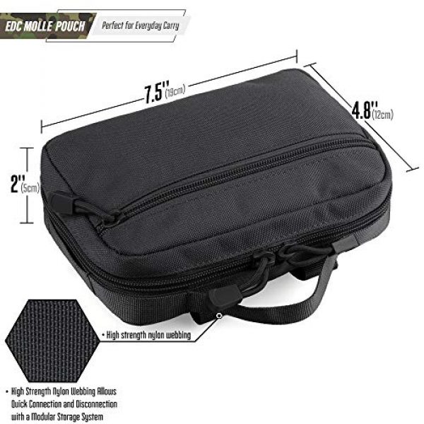 LIVANS Tactical Pouch 3 LIVANS Tactical EDC Molle Pouch, Medical EMT Pouch Quick Rip-Away First Aid Pouches, Blowout Utility Bag Perfect for Emergency, Medical, Survival, Trauma, Travel