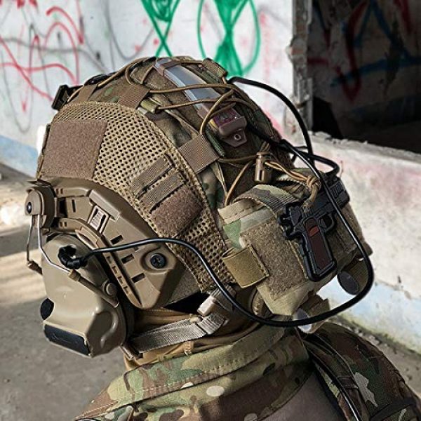 IDOGEAR Tactical Pouch 5 IDOGEAR Tactical Pouch MK2 Helmet Counterweight Battery Pouch NVG Battery Carrier Universal Accessory Bag for Airsoft Hunting Outdoor Sports