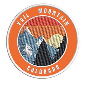 Appalachian Spirit Airsoft Morale Patch 1 Vail Mountain, Colorado Ski Restort Mountain Embroidered Premium Patch DIY Iron-on or Sew-on Decorative Badge Emblem Vacation Souvenir Travel Gear Clothes Appliques