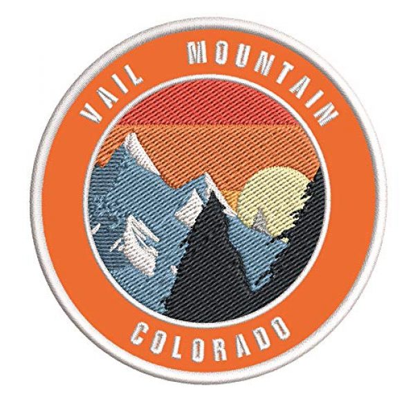 Appalachian Spirit Airsoft Morale Patch 1 Vail Mountain, Colorado Ski Restort Mountain Embroidered Premium Patch DIY Iron-on or Sew-on Decorative Badge Emblem Vacation Souvenir Travel Gear Clothes Appliques