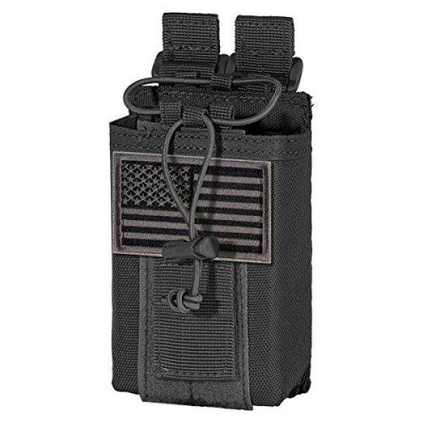 IronSeals Tactical Pouch 6 IronSeals Tactical Cell Phone Holster Pouch & Adjustable Interphone Storage Bag for Two Ways Walkie-Talkie