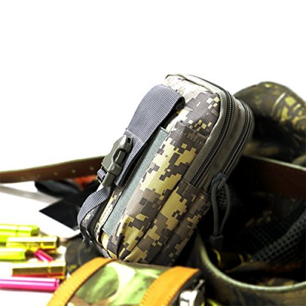 PXDREAM Tactical Pouch 7 PXDREAM Tactical Molle Pouch Utility Gadget EDC Pouch Waist Bag Belt Waist Pack Cellphone Holster