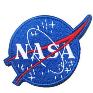 Tactical Embroidery Patch Airsoft Morale Patch 1 NASA Space Center Astronaut Program Tactical Embroidery Patch Hook & Loop Morale Patch Military Patch for Clothing Accessory Backpack Armband