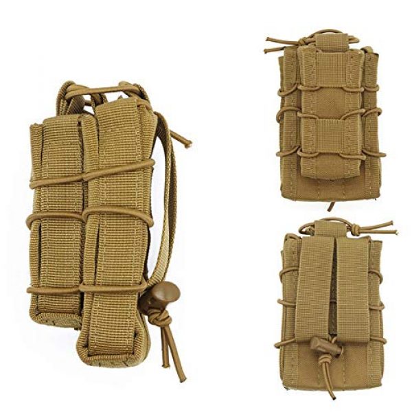 GoodTake Tactical Pouch 6 GoodTake Tactical Molle Pouch Bag Open Top Airsoft Rifle Pistol Bag Pouch Ammo Pocket Pouch Magazine Pouch with 2X D-Rings