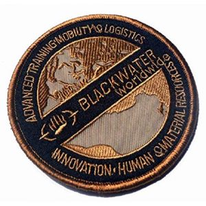 Embroidered Patch Airsoft Morale Patch 1 Blackwater 3D Tactical Patch Military Embroidered Morale Tags Badge Embroidered Patch DIY Applique Shoulder Patch Embroidery Gift Patch