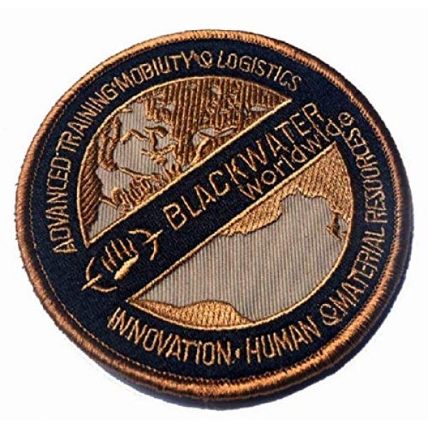 Embroidered Patch Airsoft Morale Patch 1 Blackwater 3D Tactical Patch Military Embroidered Morale Tags Badge Embroidered Patch DIY Applique Shoulder Patch Embroidery Gift Patch