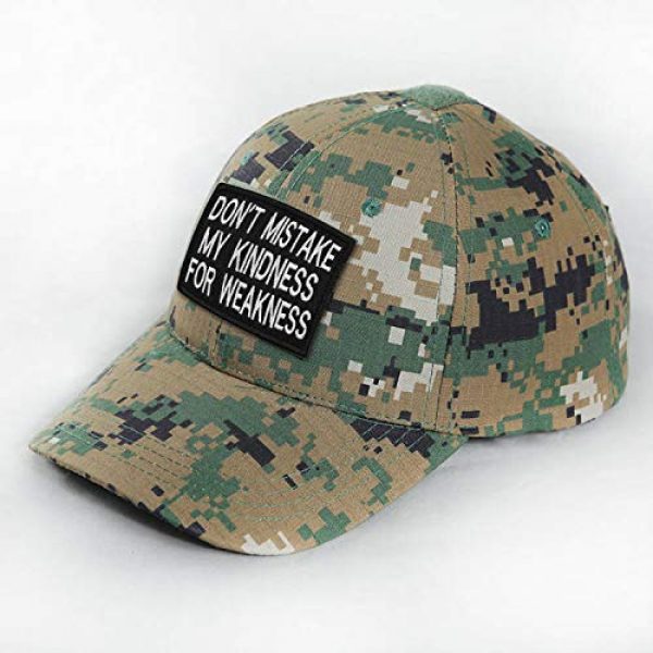 Morton Home Airsoft Morale Patch 3 Morton Home Don't Mistake My Kindness for Weakness Tactical Military Morale Patch - 3.15"x2"