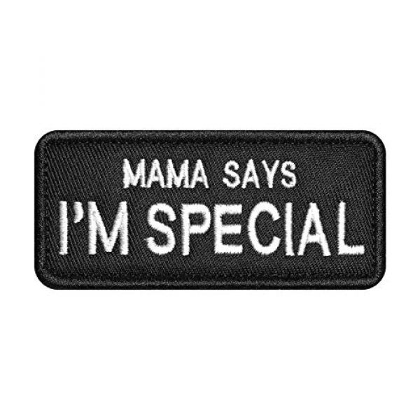 Morton Home Airsoft Morale Patch 1 Morton Home Patch Tactical Morale Military Patch Mama Says I'm Special (Black)