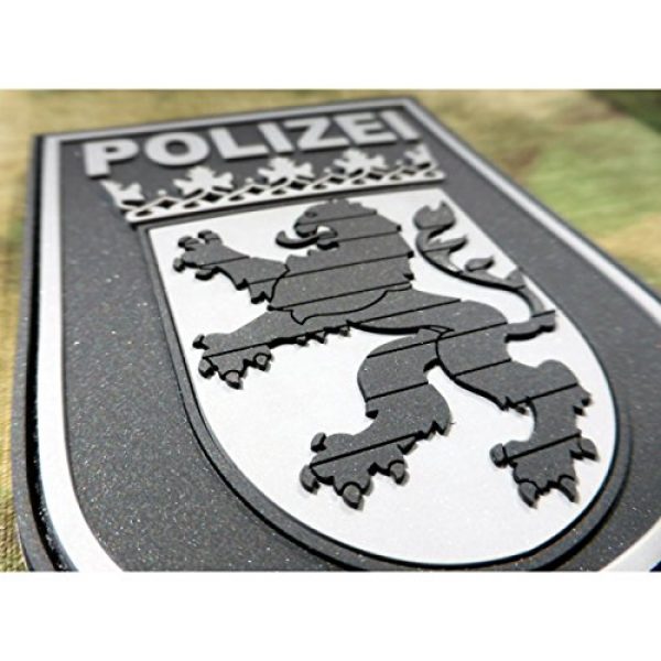 Jackets To Go Airsoft Morale Patch 3 Jackets To Go JTG German Police Hessen 3D Patch - blackops