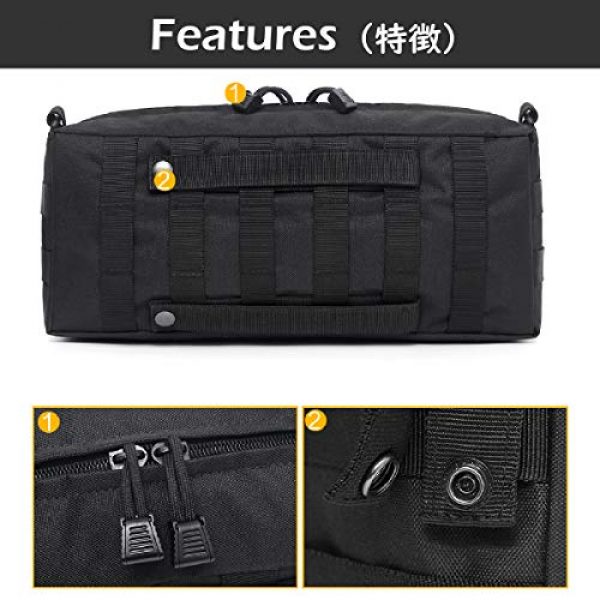 TRIWONDER Tactical Pouch 4 TRIWONDER Tactical Sling Bag Pack Molle Military Shoulder Bag Backpack Messenger Bag Utility Shoulder Satchel