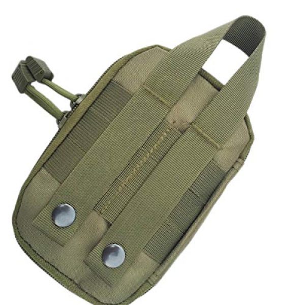LZVTO Tactical Pouch 6 LZVTO Tactical Molle Pouches Wallet Phone Pocket EDC Accessory Bag with Belt Clip
