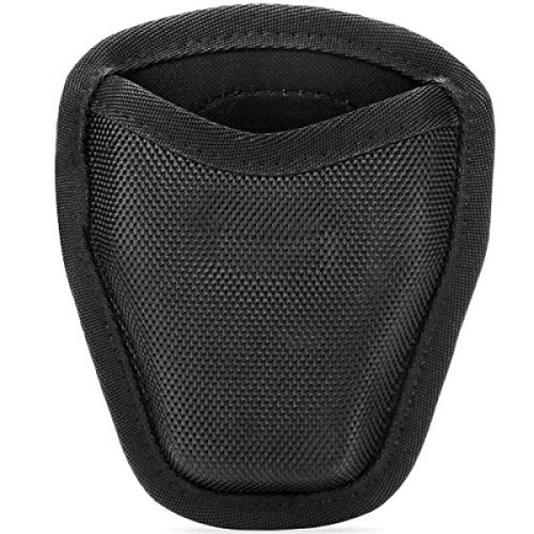 abcGoodefg Tactical Pouch 2 abcGoodefg Open Top Cuff Case Quick Release Cuff Holder Law Enforcement Nylon Handcuff Holder for Duty Belt Cuff Pouch with Belt Loop