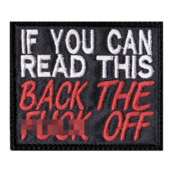 Patch Brigade Airsoft Morale Patch 1 If You Can Read This Back The F-ck Off Patch