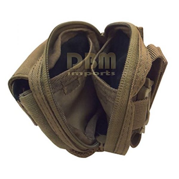 Generic Tactical Pouch 4 TAN Molle Tactical DIGI Pouch GPS IPOD MP3 Cell Phone Case Cover Small Bag