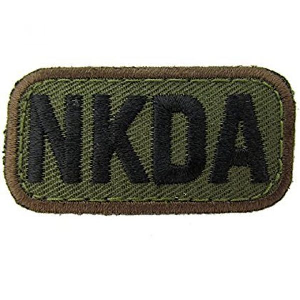 MilSpec Monkey Airsoft Morale Patch 3 NKDA Morale Patch (Woodland (Forest))