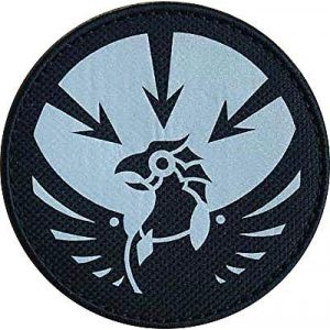 Embroidery Patch Airsoft Morale Patch 1 SCP Foundation Special Containment Procedures Foundation SCP Mobile Task Forces Gamma-13 Asimov's Lawbringers" Military Hook Loop Tactics Morale Reflective Patch