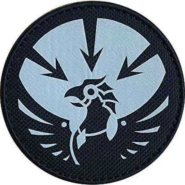 Embroidery Patch Airsoft Morale Patch 1 SCP Foundation Special Containment Procedures Foundation SCP Mobile Task Forces Gamma-13 Asimov's Lawbringers" Military Hook Loop Tactics Morale Reflective Patch