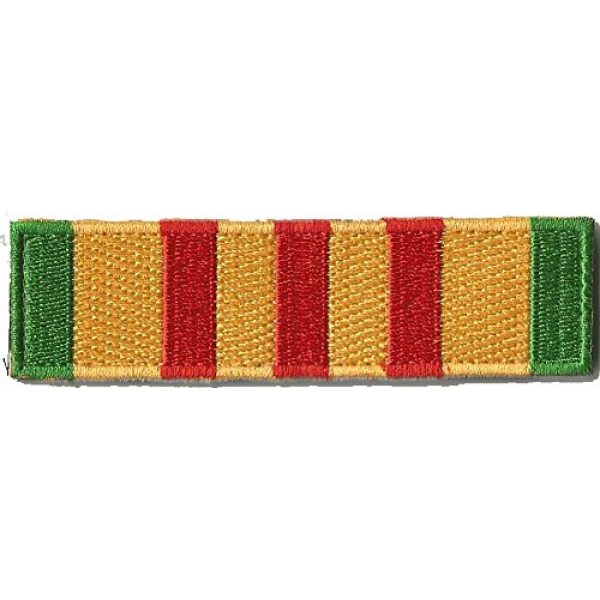 Gadsden and Culpeper Airsoft Morale Patch 1 Tactical Morale Patch - Vietnam Service Ribbon Design