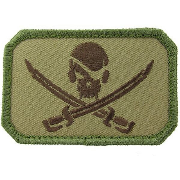 Mil Spec Airsoft Morale Patch 1 MilSpec Monkey Pirate Skull Morale Patch (Multicam)
