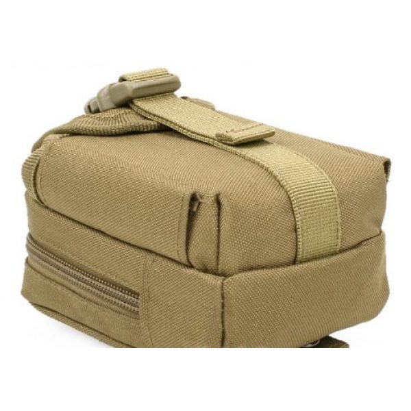 Molle Bag Tactical Pouch 4 800D Molle Small Utility Pouch, Military Army Molle Gadget Pouch, Tactical Molle Compatible Trauma Pouch (3.5" W x 5" H x 3" D)