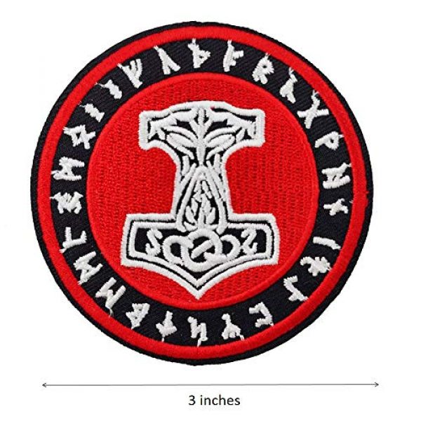 Cute-Patch Airsoft Morale Patch 2 Viking Compass Vegvisir Embroidered Iron on sew on Patch