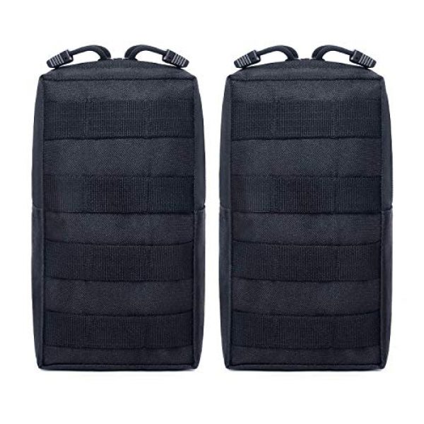 Tacticool Tactical Pouch 1 Tacticool 2 Pack Molle Pouches - Tactical Compact Water-Resistant EDC Pouch