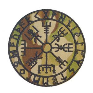 LEGEEON Airsoft Morale Patch 1 LEGEEON Multicam Vegvisir Viking Compass Norse Rune Morale Scorpion OCP Sew Iron on Patch