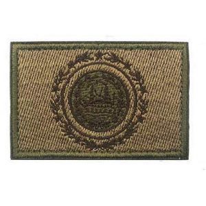 Embroidery Patch Airsoft Morale Patch 1 US New Hampshire State Flag Military Hook Loop Tactics Morale Embroidered Patch