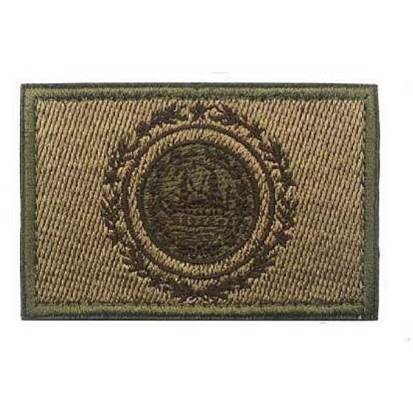Embroidery Patch Airsoft Morale Patch 1 US New Hampshire State Flag Military Hook Loop Tactics Morale Embroidered Patch